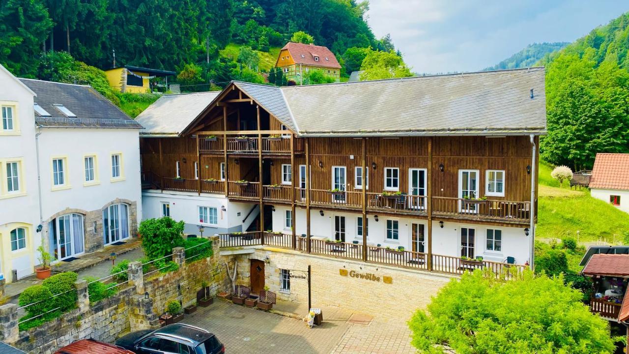 Hotel Erbgericht Bad Schandau Exterior photo